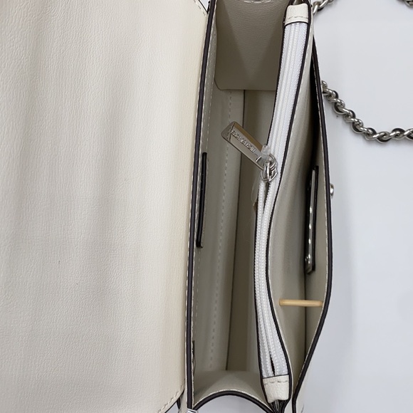 MICHAEL KORS ROSE SMALL LEATHER XBODY OPTIC WHITE - Picture 14 of 16